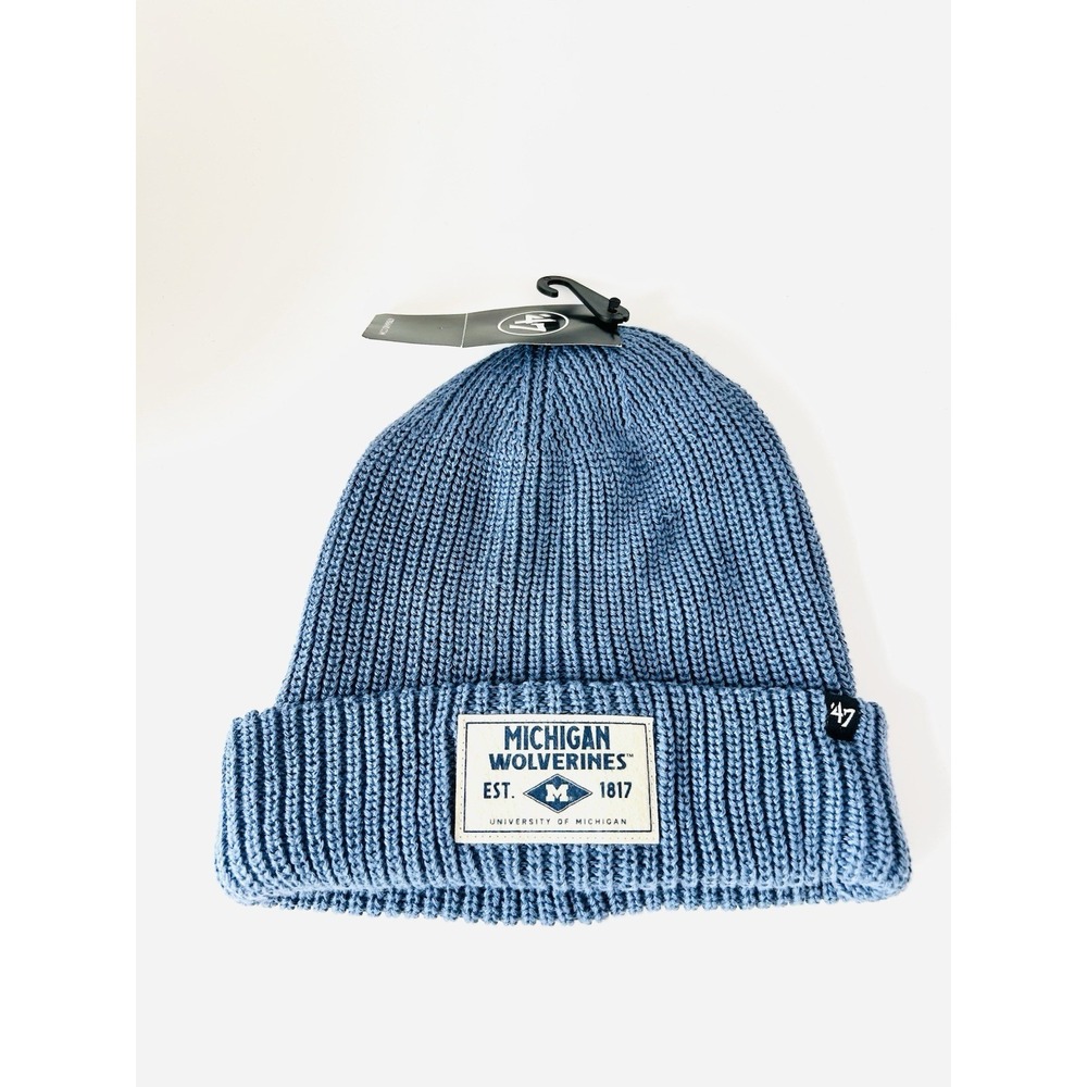 Michigan Wolverines '47 Stroll Cuff Knit Beanie‎ Winter Cap NEW With Tags